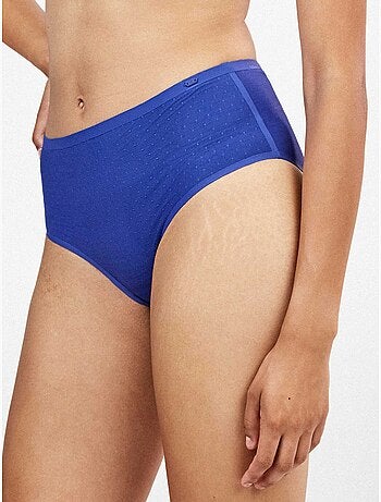 Culotte haute en plumetis
