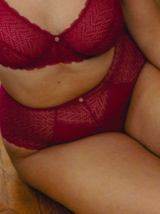 Culotte haute framboise ALISSA
