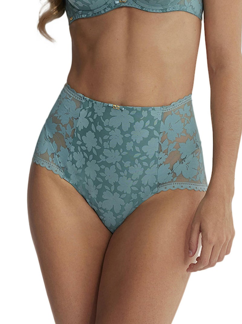 Culotte haute gainante Gabrielle Vert - Kiabi