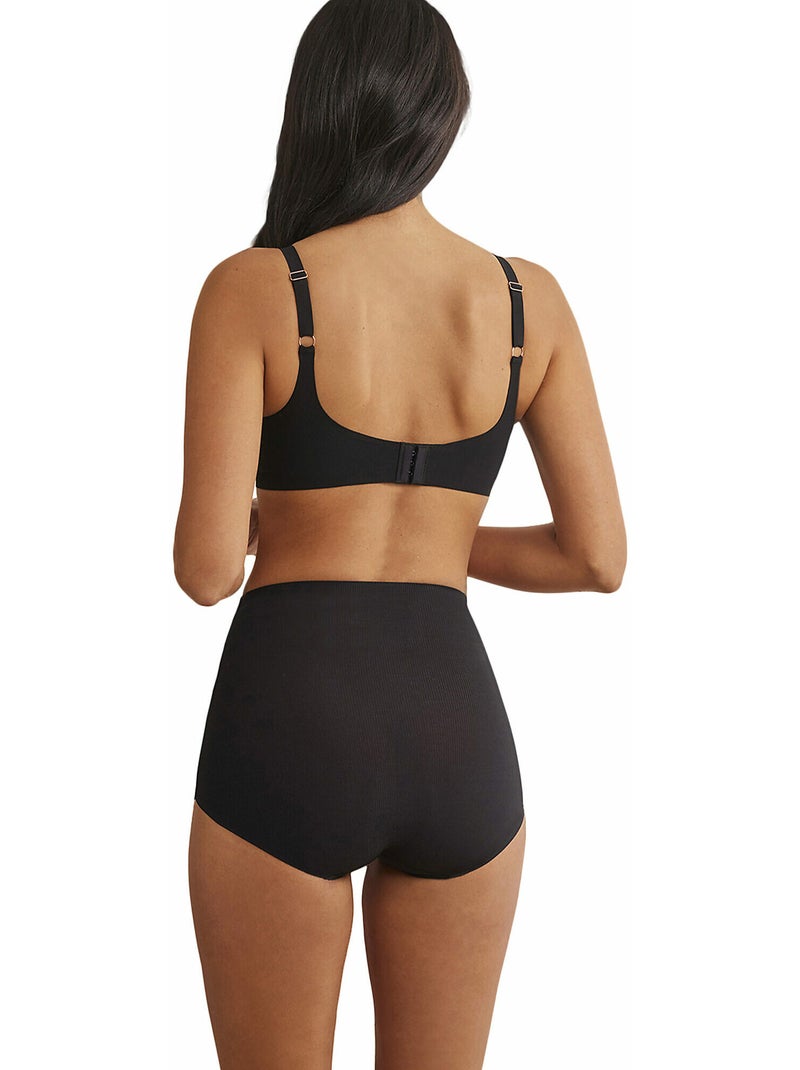 Culotte haute gainante One Noir - Kiabi