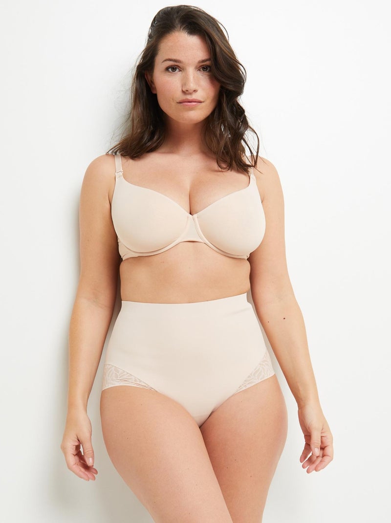 Culotte haute gainante sculptant Believe - RougeGorge Lingerie Beige sable - Kiabi