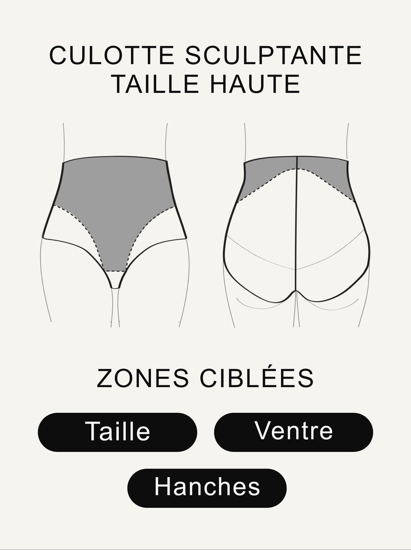 Culotte haute gainante sculptant Believe - RougeGorge Lingerie Beige sable - Kiabi