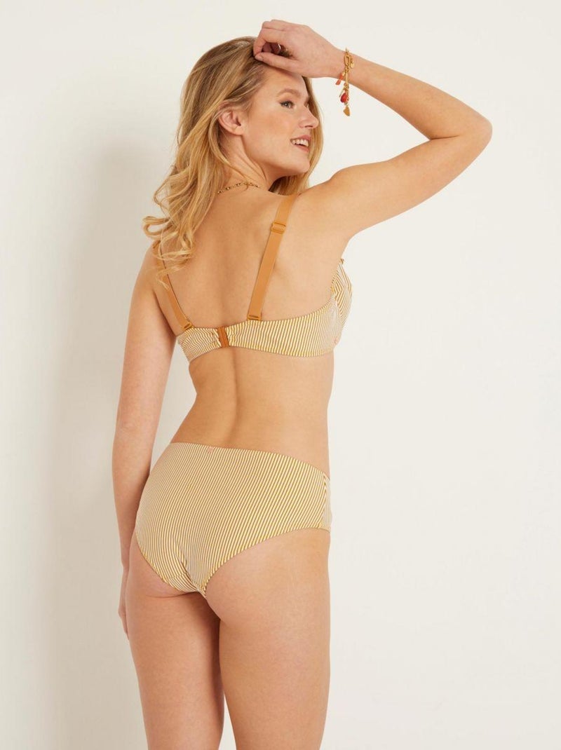 Culotte haute ICONIQUE - Brigitte Bardot Bain Marron - Kiabi