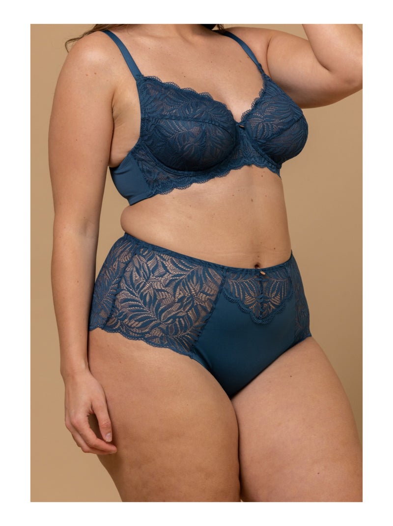 Culotte haute Méline Bleu - Kiabi