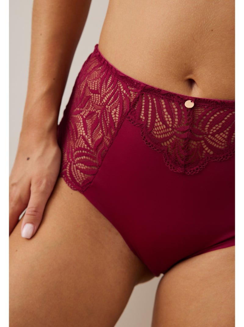 Culotte haute méline Rouge - Kiabi