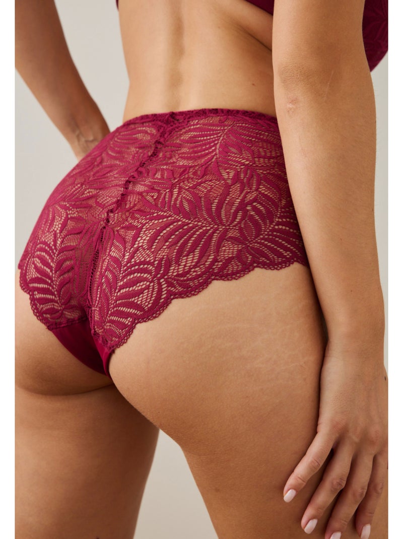 Culotte haute méline Rouge - Kiabi
