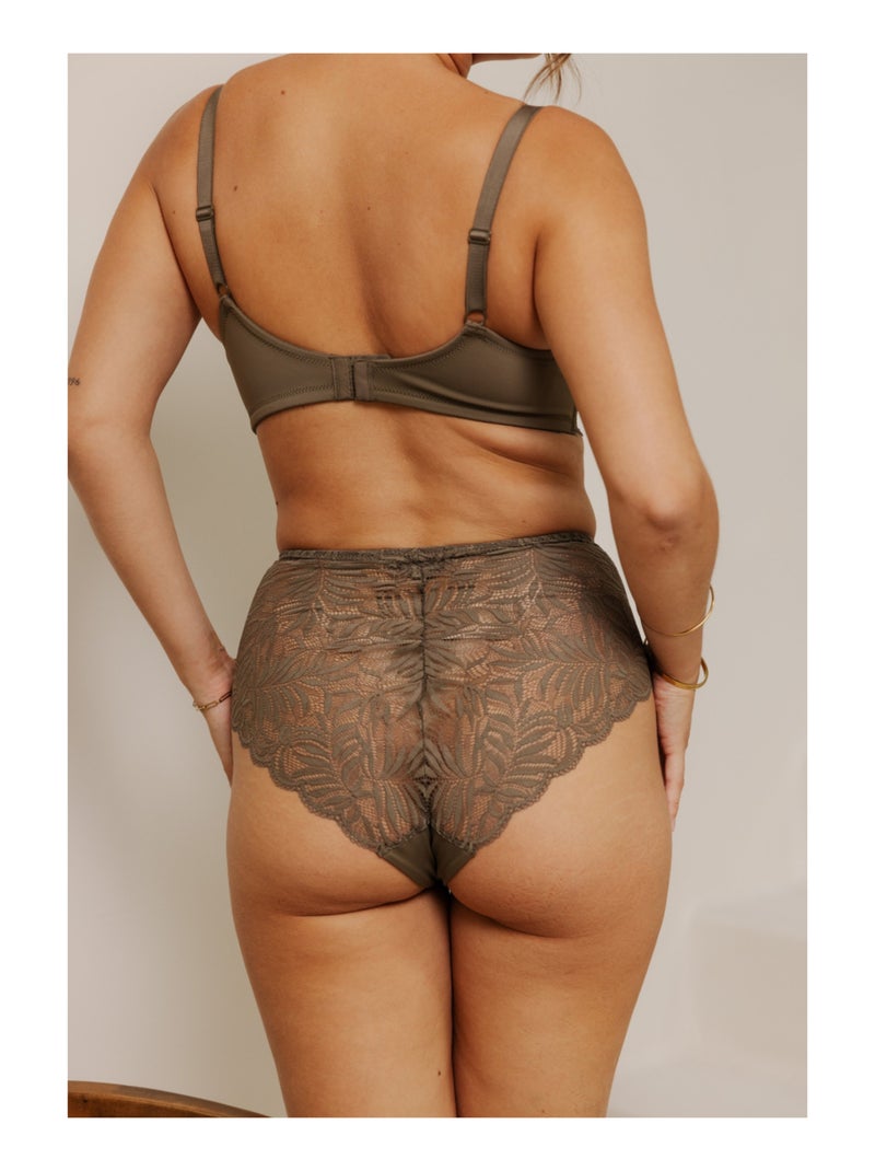 Culotte haute Méline Vert - Kiabi