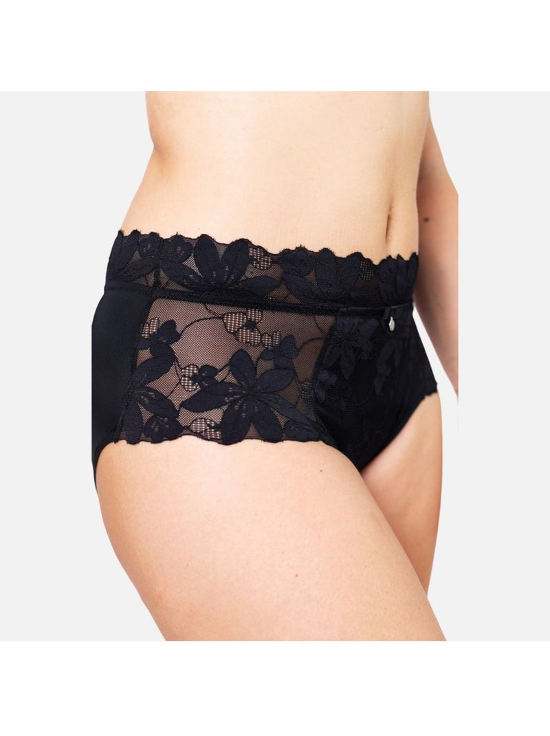 Culotte Haute Menstruelle Assia | Gerard Pasquier Noir - Kiabi