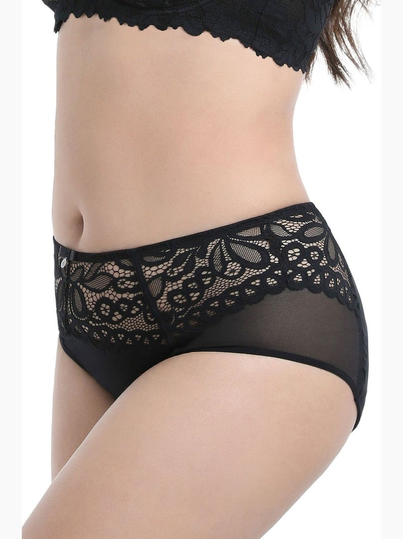 Culotte Haute Menstruelle Myriam | Gerard Pasquier Noir - Kiabi