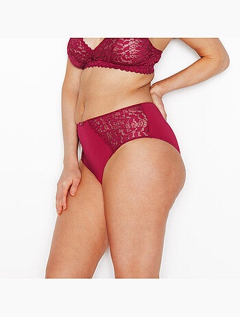 Culotte haute micro dentelle Isadora - RougeGorge Lingerie