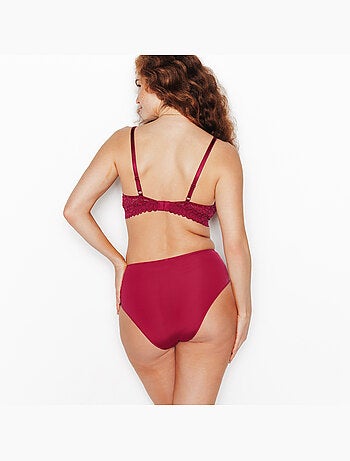 Culotte haute micro dentelle Isadora - RougeGorge Lingerie