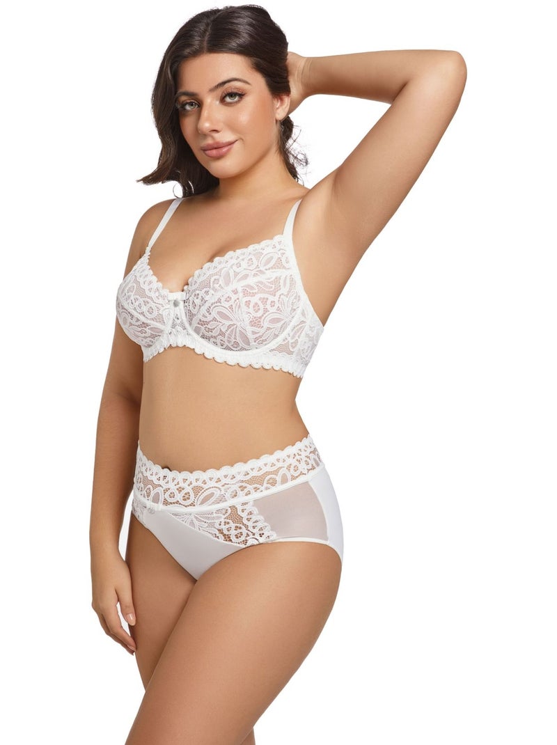 Culotte Haute Myriam | Gerard Pasquier Blanc Blanc - Kiabi
