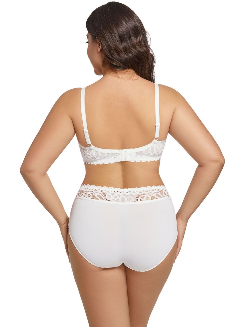 Culotte Haute Myriam | Gerard Pasquier Blanc Blanc - Kiabi