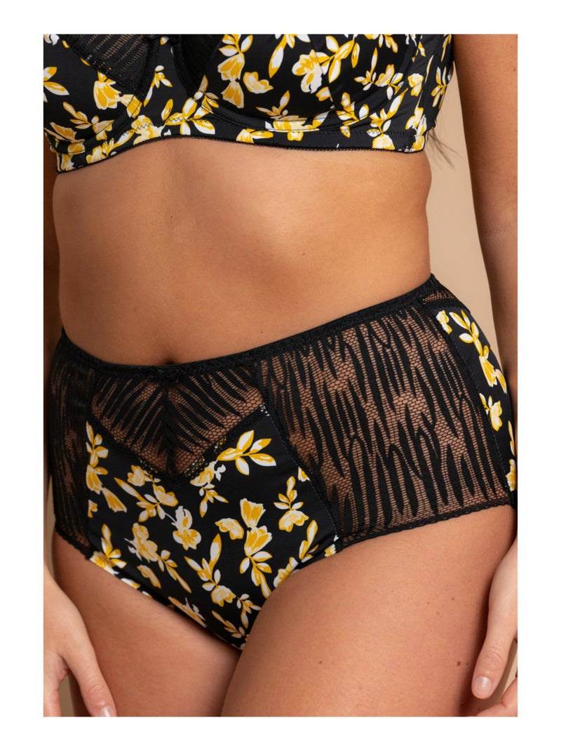 Culotte haute Pauline Noir - Kiabi