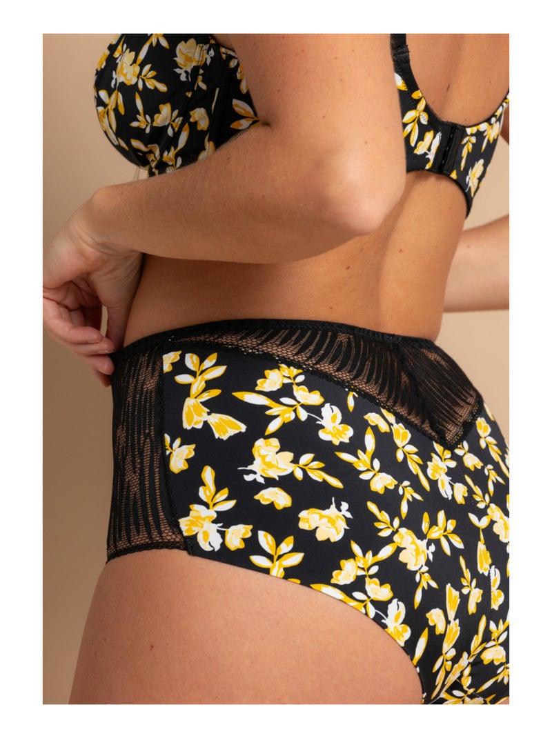 Culotte haute Pauline Noir - Kiabi