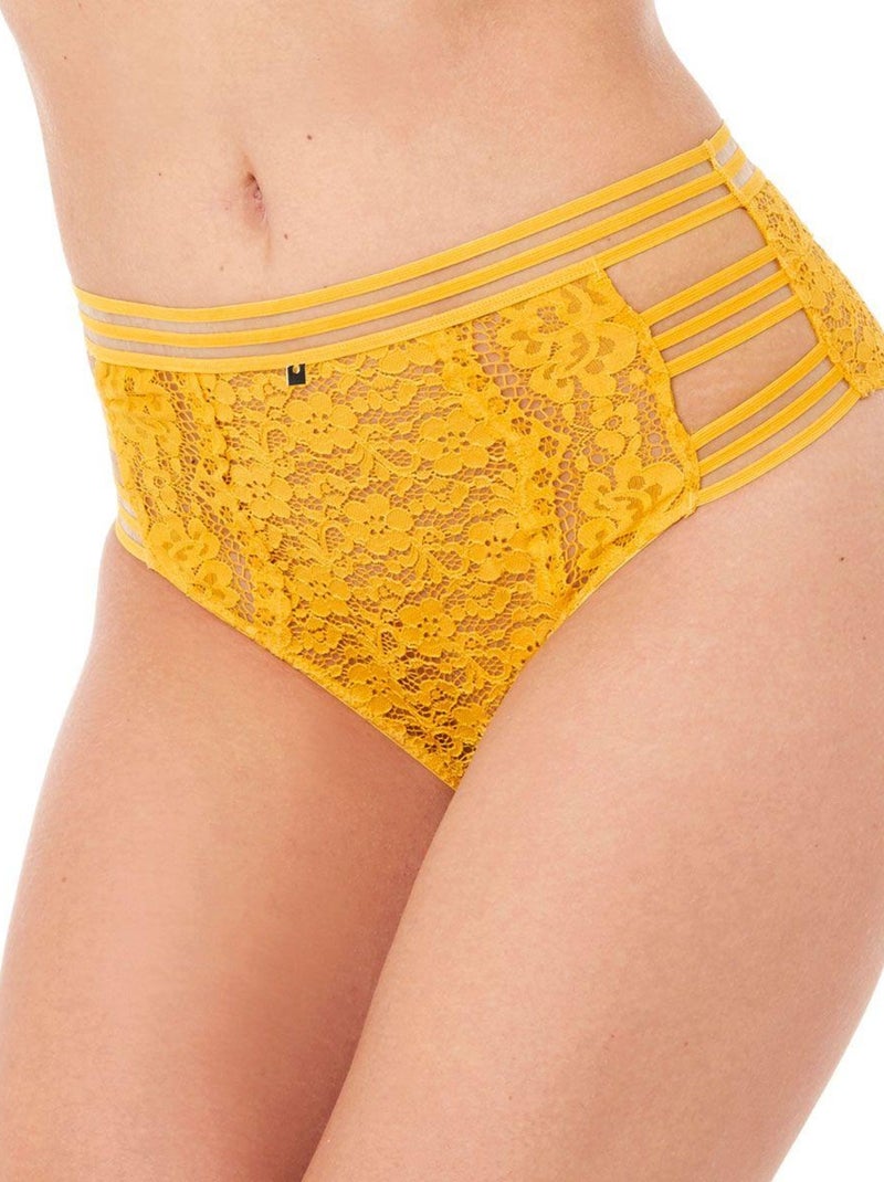 Culotte haute PETILLANTE - Camille Cerf & Pomm'Poire Jaune - Kiabi