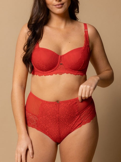 Culotte haute rouge ALTHEA - Kiabi