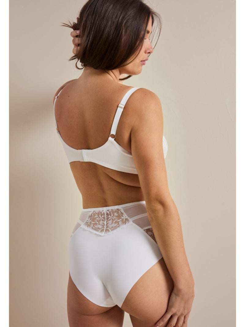 Culotte haute Scarlette Blanc - Kiabi