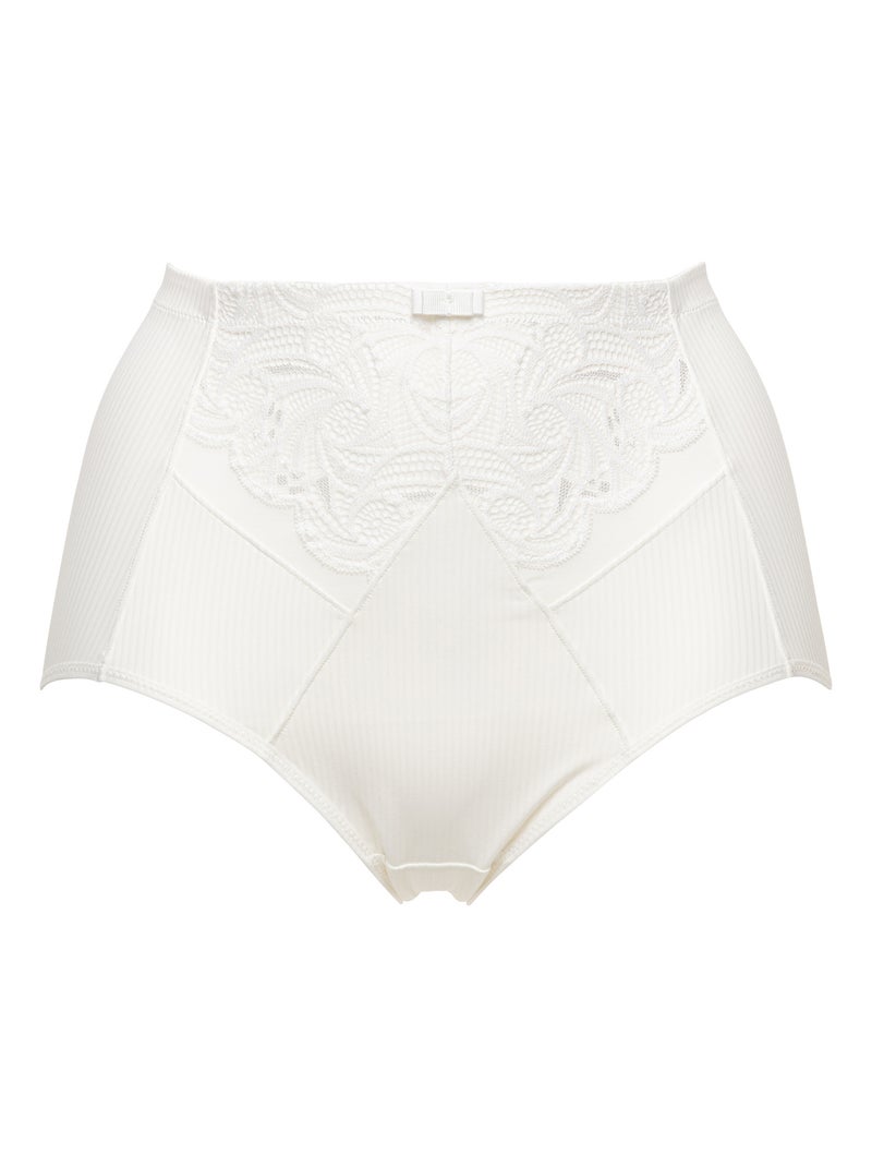 Culotte haute sculptante ariane essential sans complexe lingerie Ivoire - Kiabi
