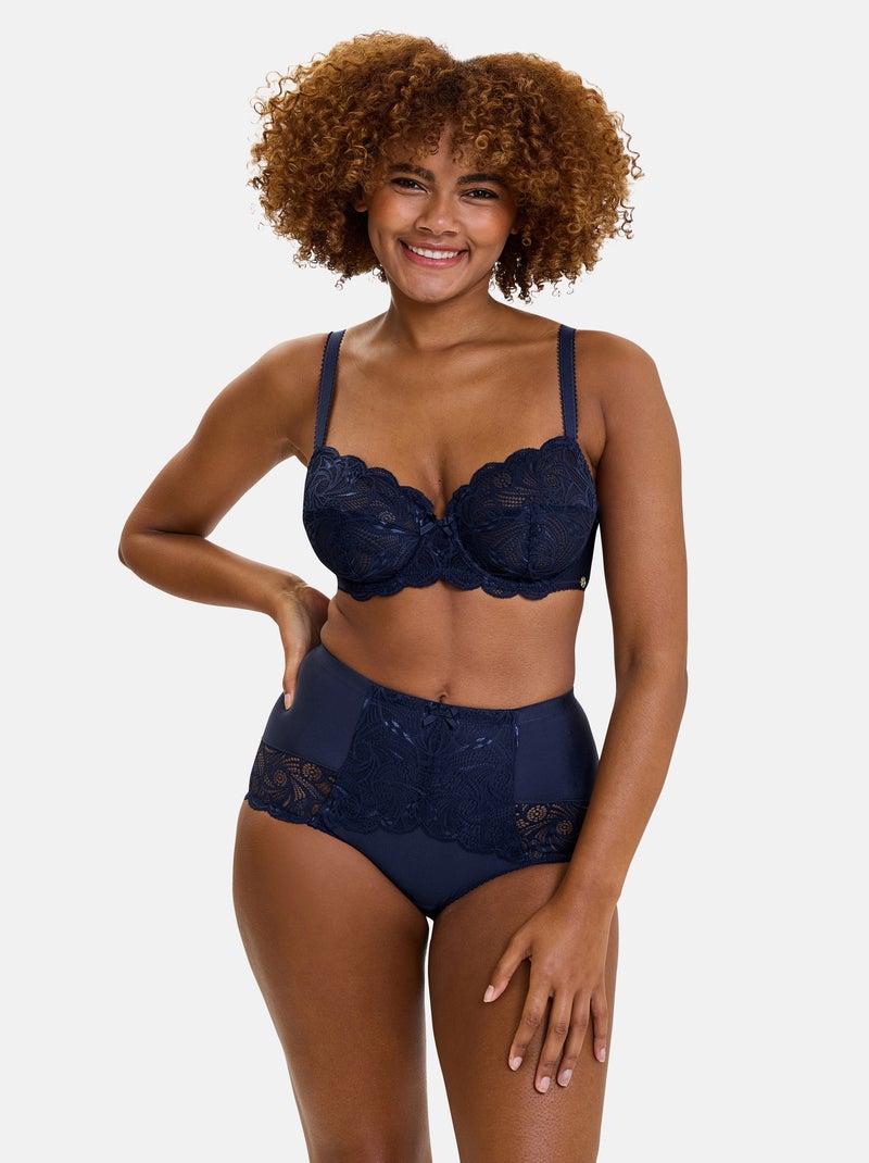 Culotte Haute Sculptante Ariane Sans Complexe Bleu marine - Kiabi