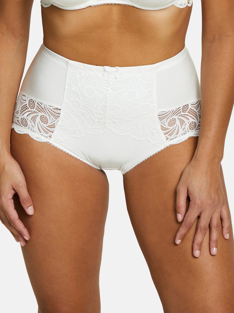 Culotte Haute Sculptante Ariane Sans Complexe Ivoire - Kiabi