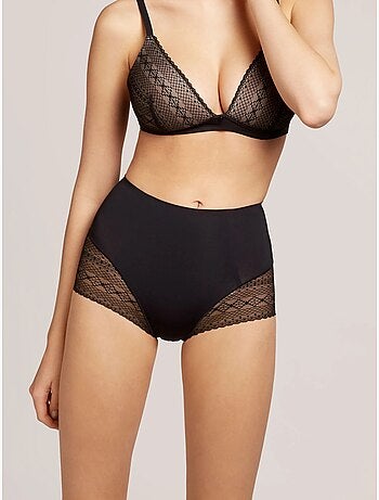 Culotte haute sculptante effet ventre plat