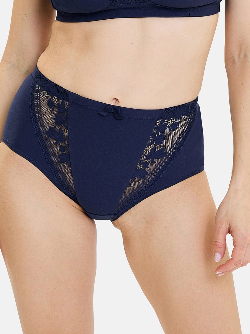 Culotte Haute Sculptante Jeanne Sans Complexe Bleu marine - Kiabi