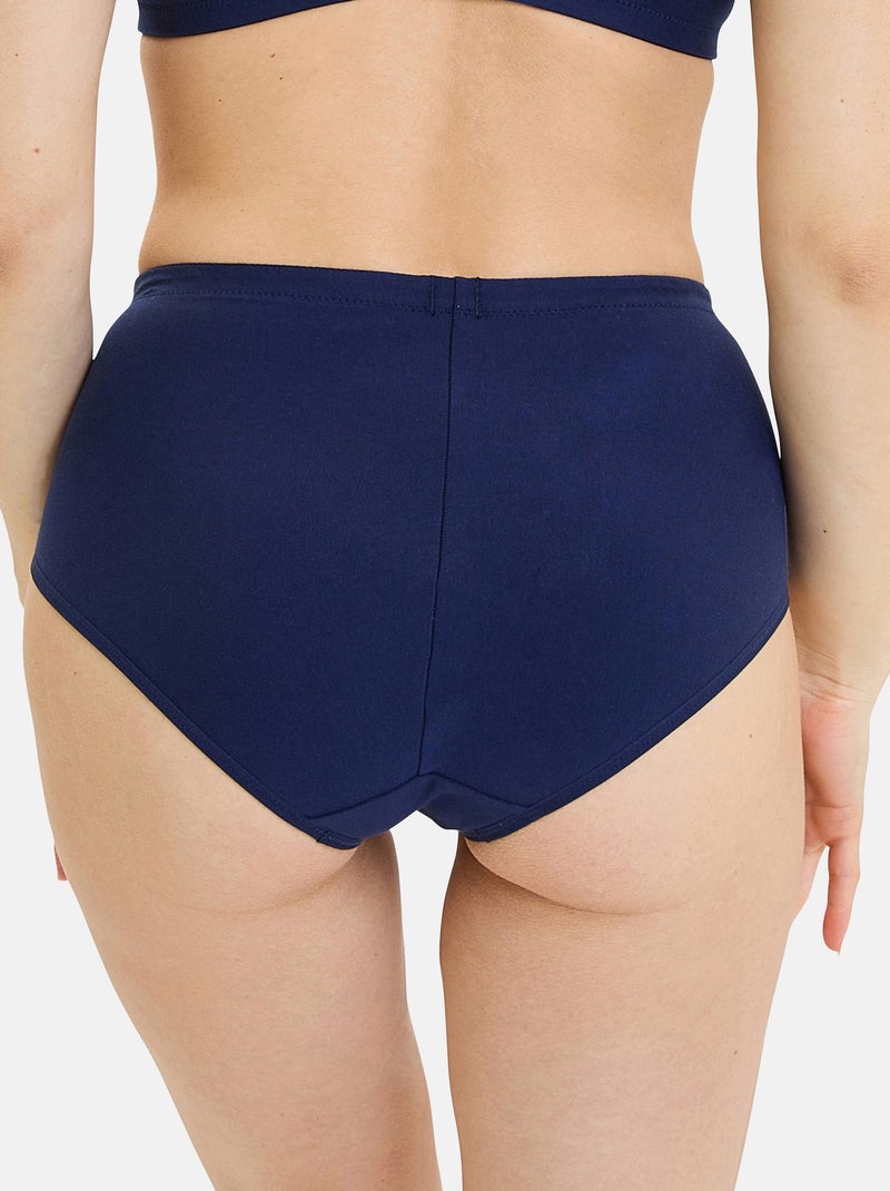 Culotte haute sculptante jeanne sans complexe lingerie Bleu marine - Kiabi