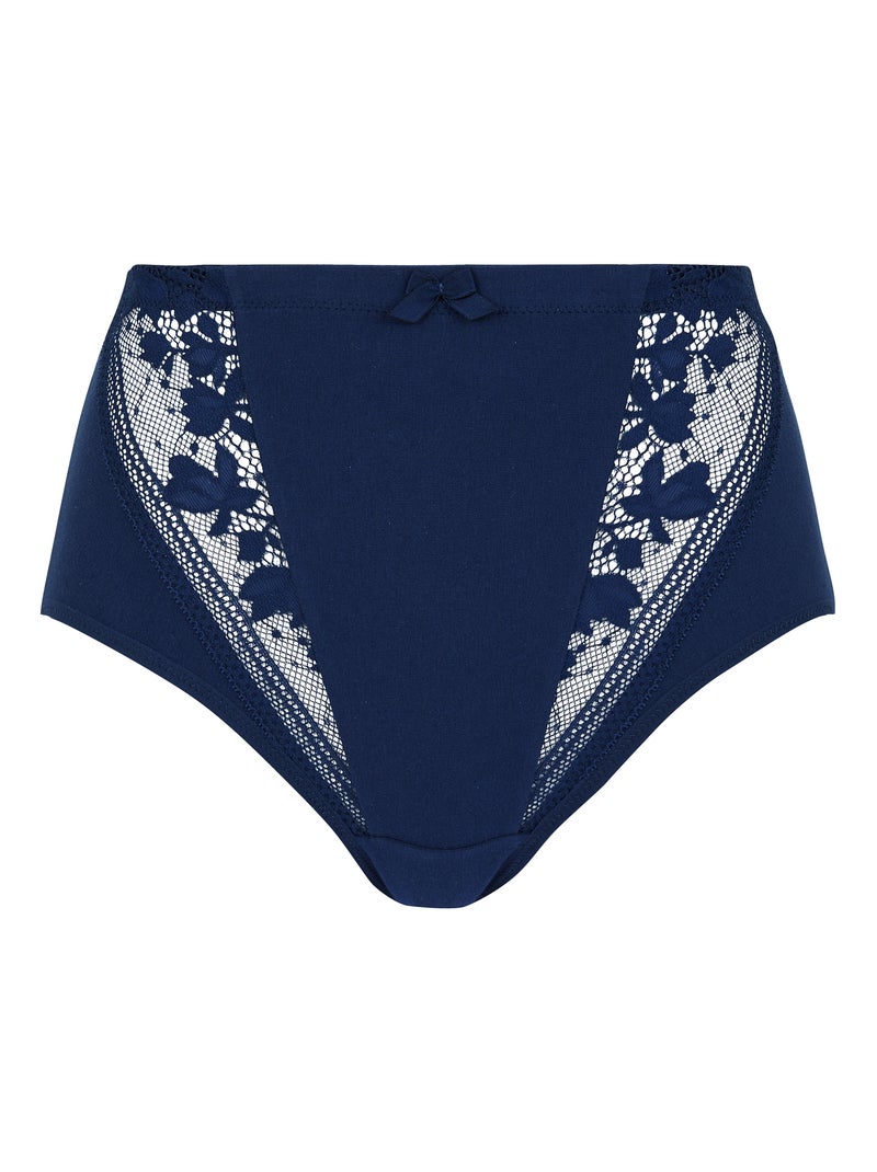 Culotte haute sculptante jeanne sans complexe lingerie Bleu marine - Kiabi