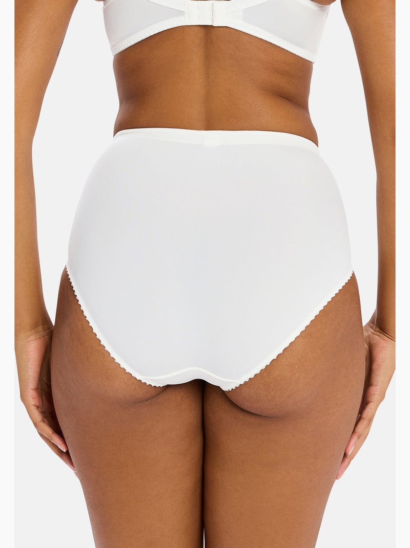 Culotte haute sculptante narcisse sans complexe lingerie Ivoire - Kiabi