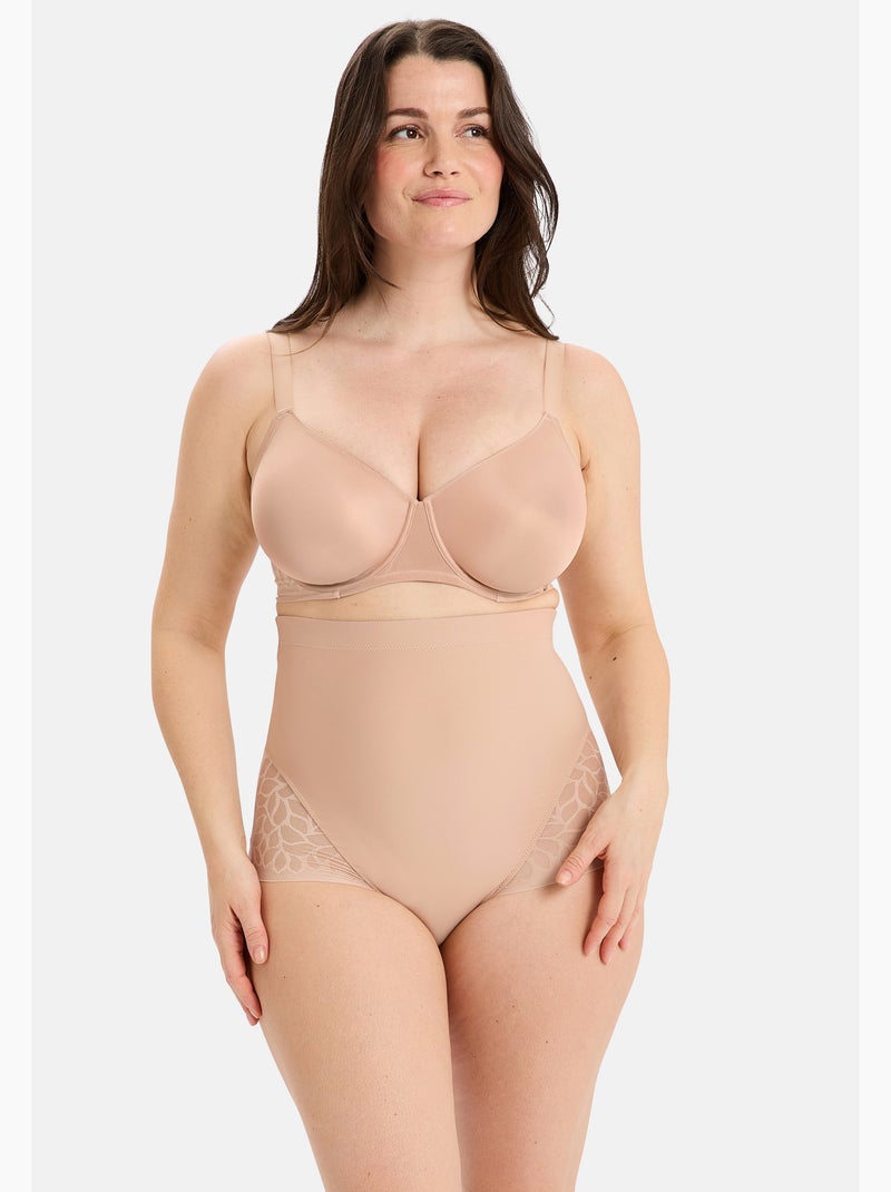 Culotte haute sculptante perfect curves sans complexe lingerie Beige - Kiabi