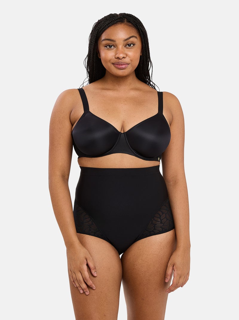 Culotte Haute Sculptante Perfect Curves Sans Complexe Noir - Kiabi