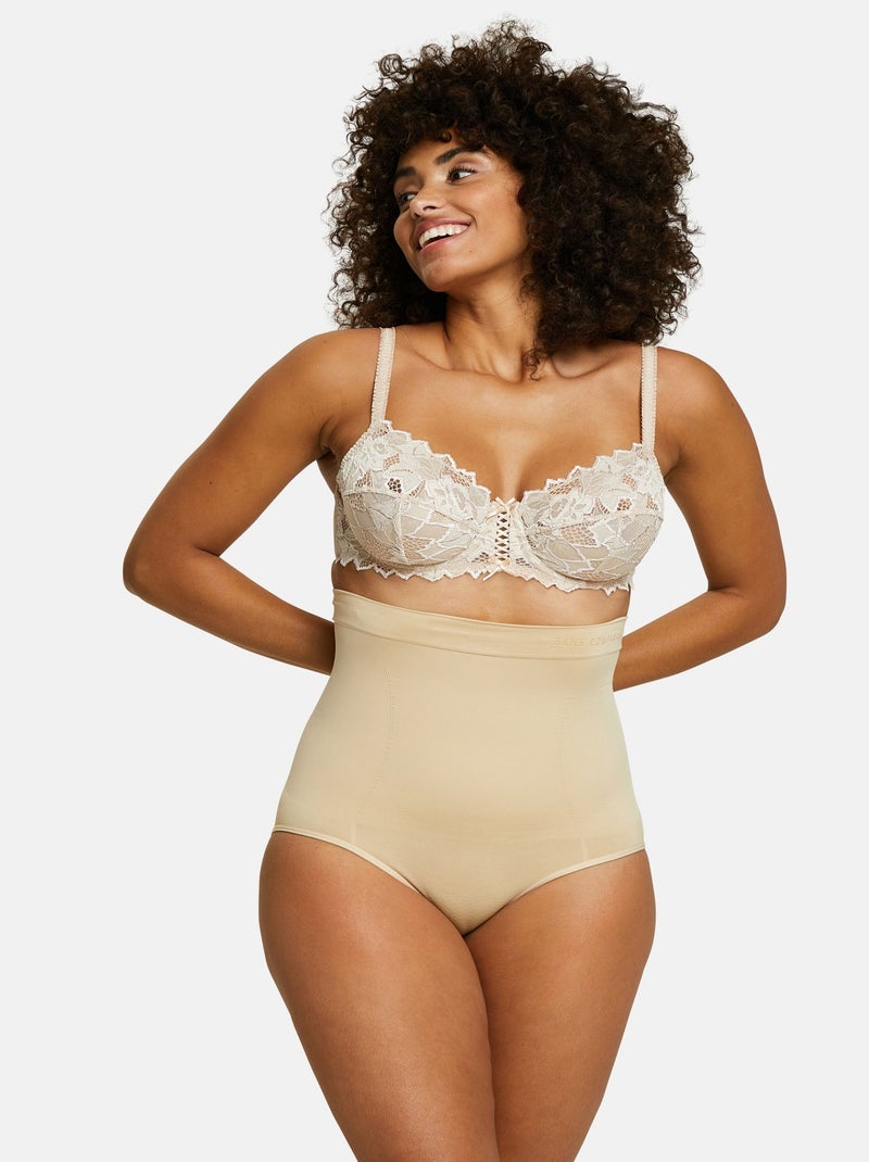 Culotte Haute Sculptante Slimmers Sans Complexe Beige - Kiabi
