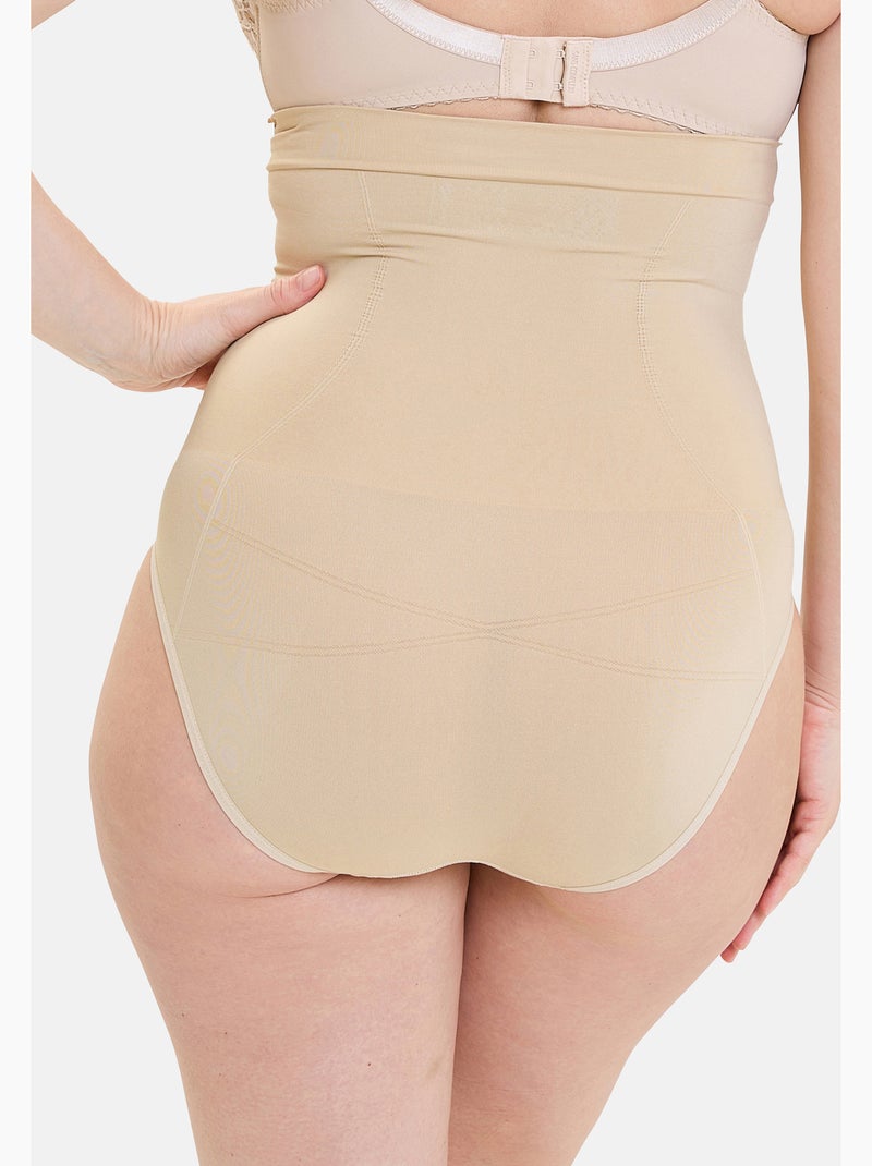 Culotte haute sculptante slimmers sans complexe lingerie Beige - Kiabi