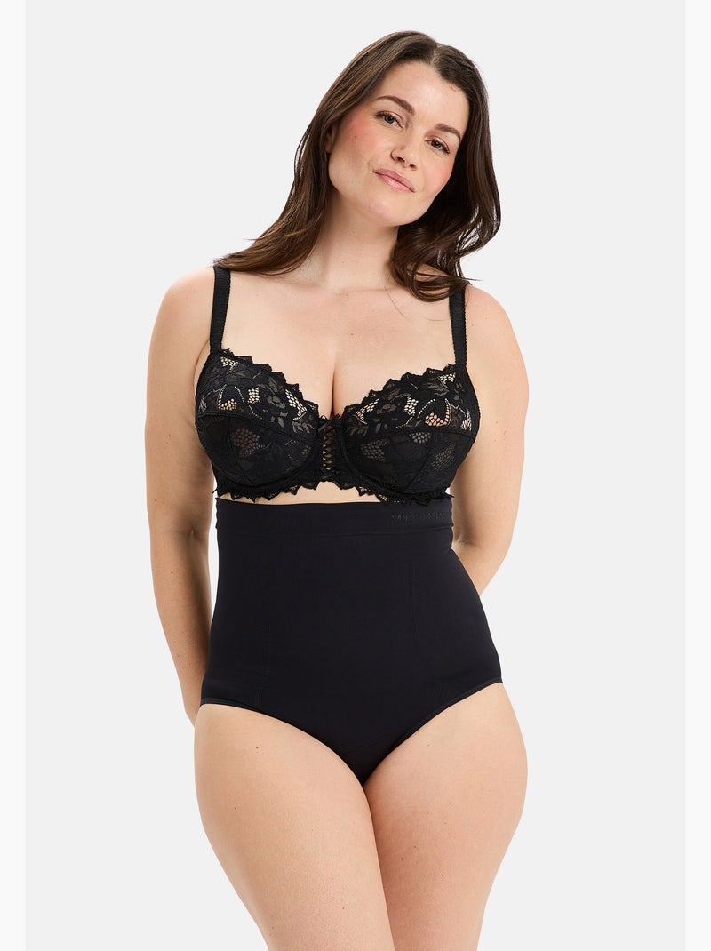 Culotte haute sculptante slimmers sans complexe lingerie Noir - Kiabi