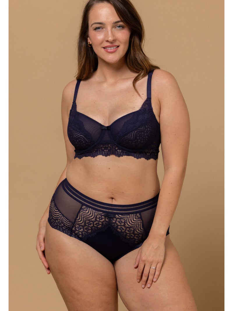 Culotte haute Sofia Bleu - Kiabi