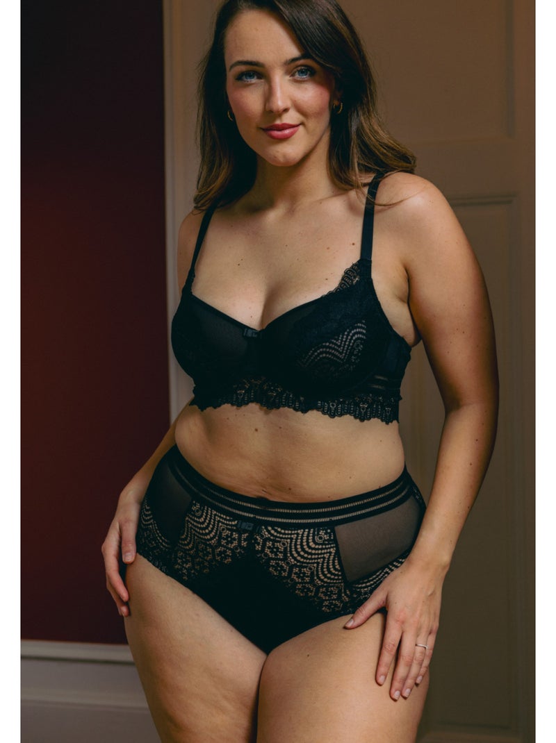 Culotte haute Sofia Noir - Kiabi