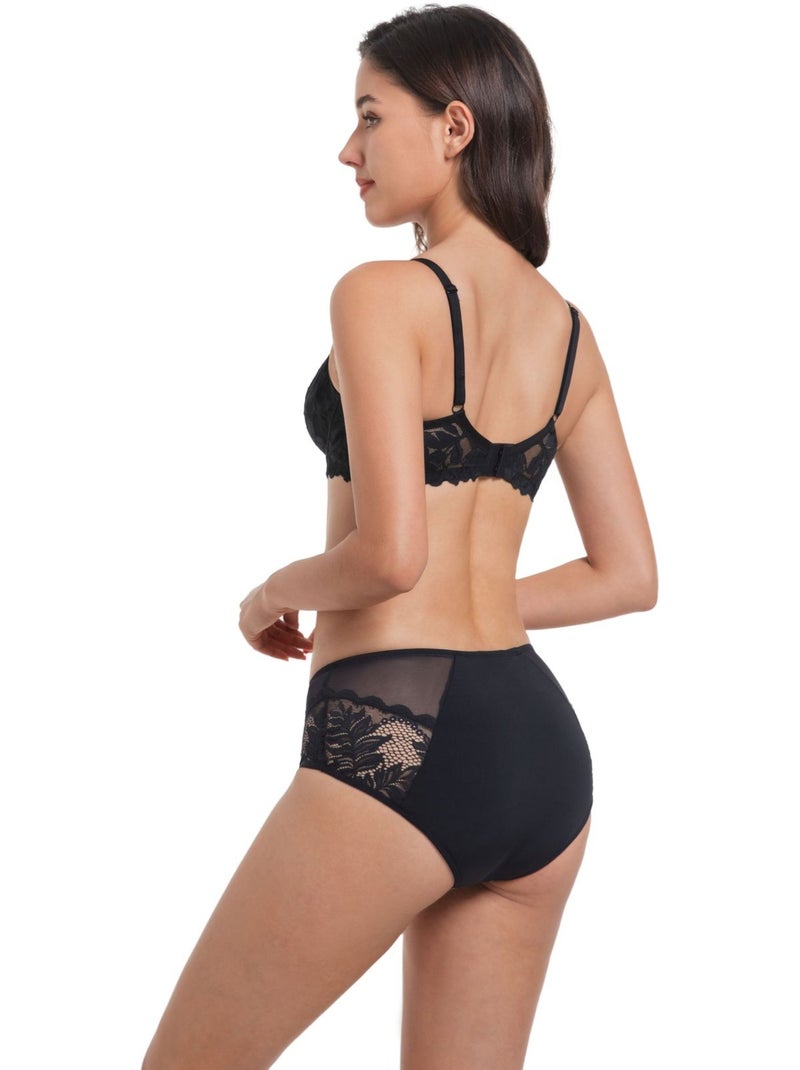 Culotte Haute Ultra Menstruelle Meline | Gerard Pasquier Noir - Kiabi