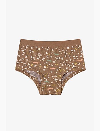 Culotte hipster fille glow à imprimé chien penti