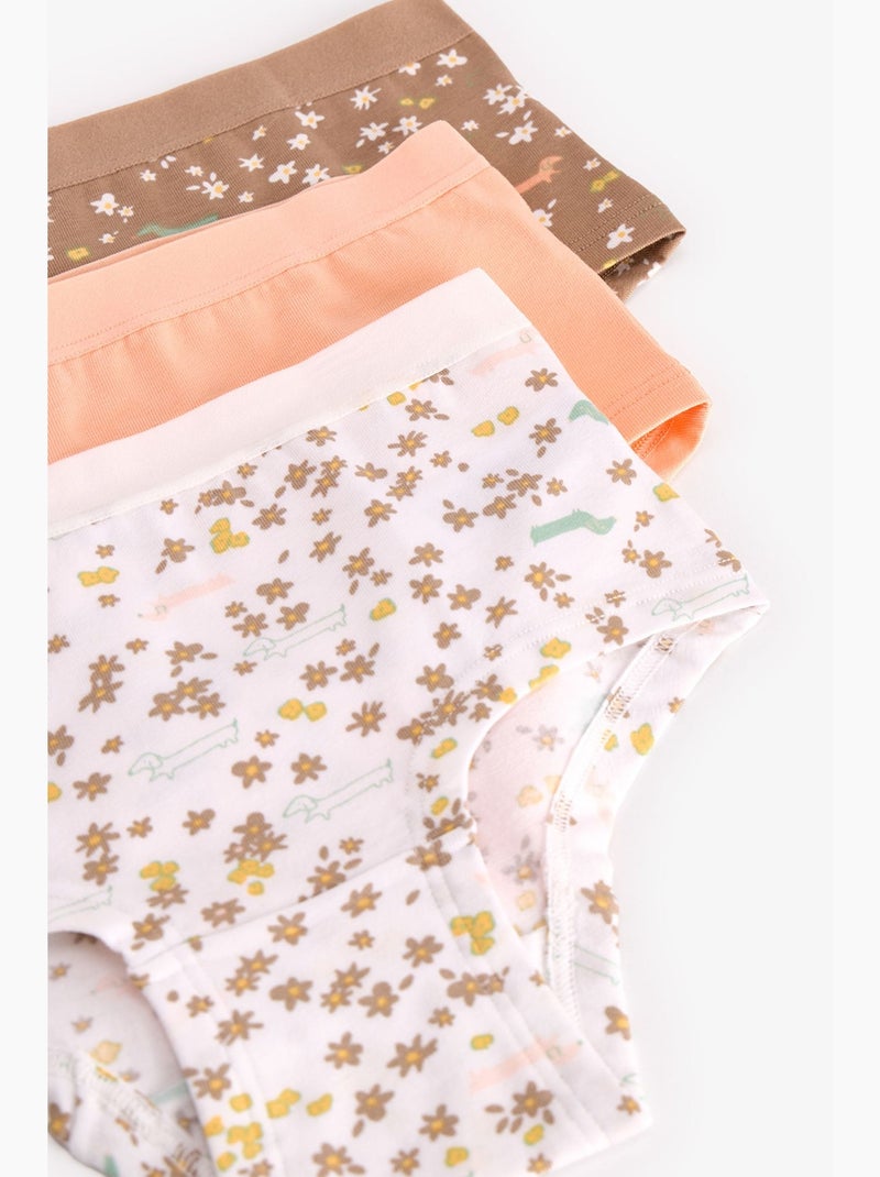 Culotte hipster fille glow à imprimé chien penti Marron - Kiabi