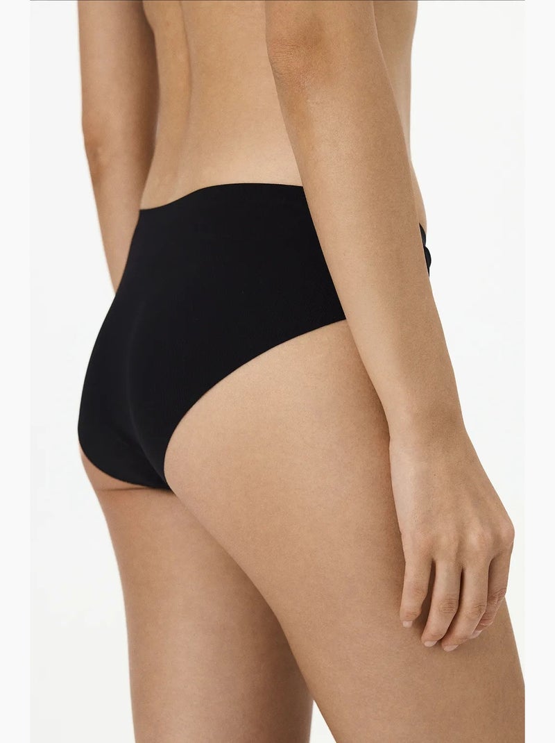 Culotte hipster fit penti Noir - Kiabi