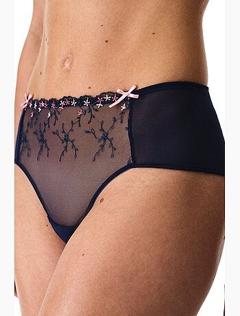 Culotte hipster fleurie brodée penti