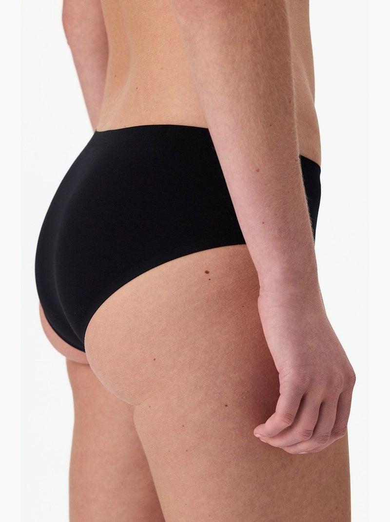 Culotte hipster hours invisible penti Noir - Kiabi