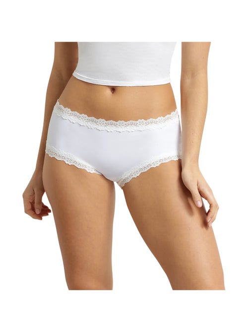 Culotte hipster Micro Dentelle - Kiabi