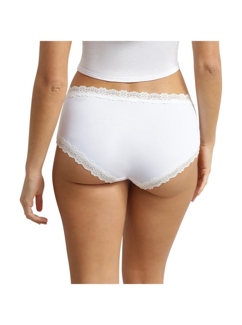 Culotte hipster Micro Dentelle - Kiabi
