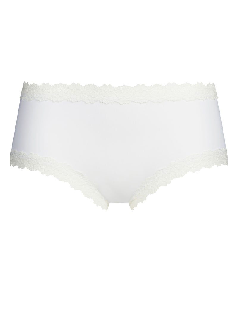 Culotte hipster Micro Dentelle Blanc - Kiabi