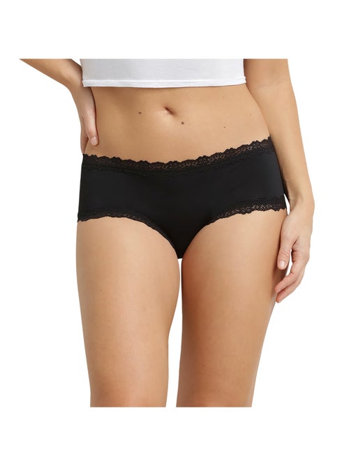 Culotte hipster Micro Dentelle - Kiabi