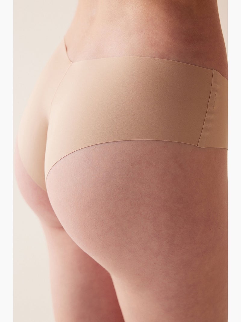Culotte hipster micro invisible coupe laser penti Beige argile - Kiabi
