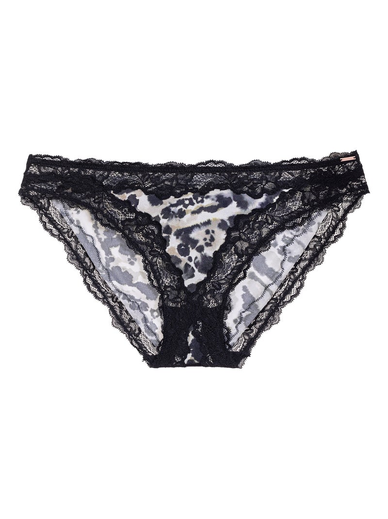 Culotte imprimé origins Dorina Noir - Kiabi