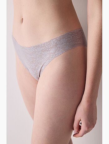 Culotte invisible dentelle découpée laser penti